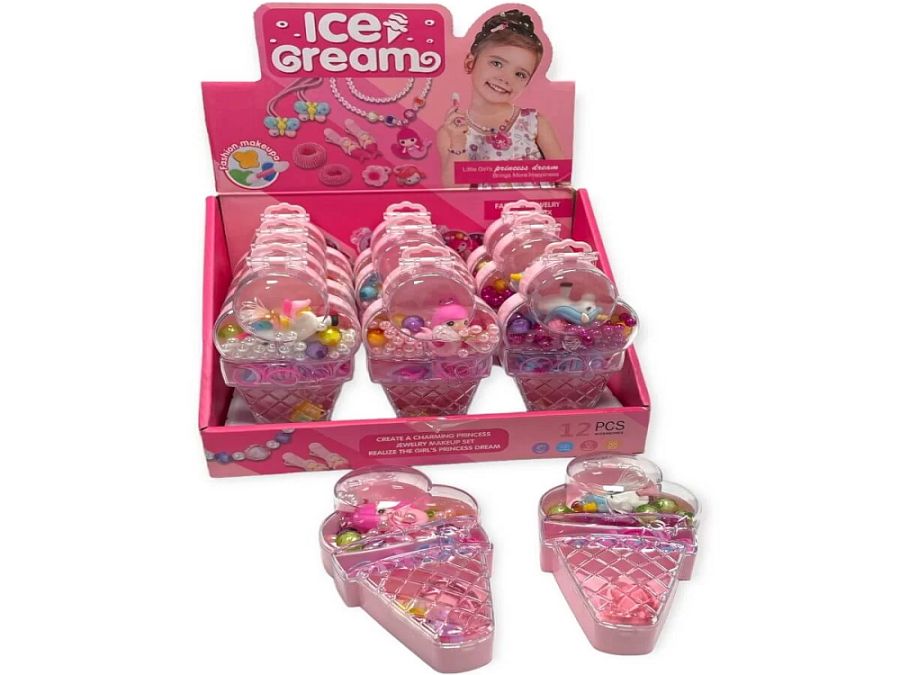 13cm ice cream bead set.
(ADD 12 FOR DISPLAY BOX)