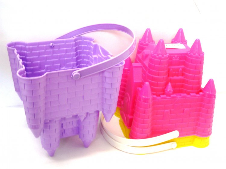Princess castle bucket - 3/cols