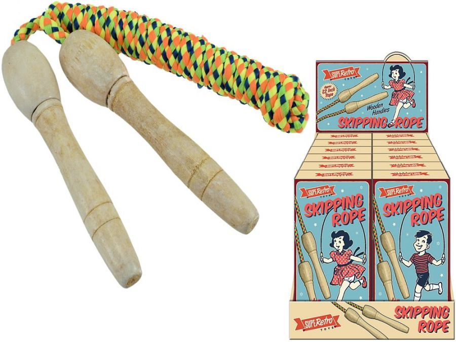 Retro boxed skipping rope.