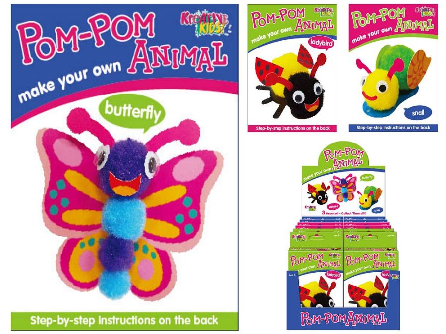 Make-your-own pom pom animal - 3asstd.
(ADD 12 FOR DISPLAY)