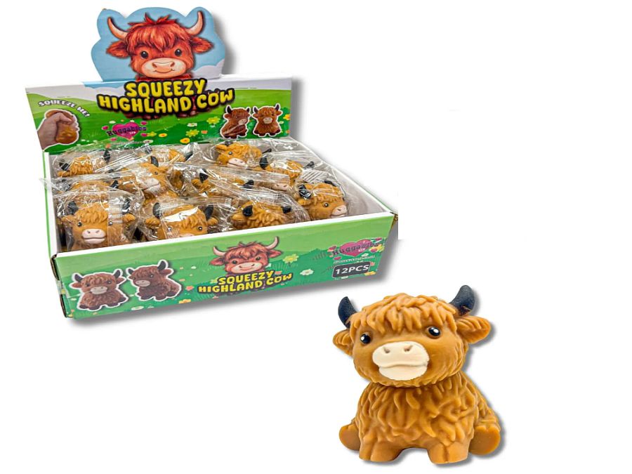 Box 12, squeezy highland cows*