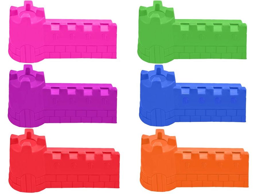 Large sand castle mould - 5/cols*    (L42cm  H18cm)
