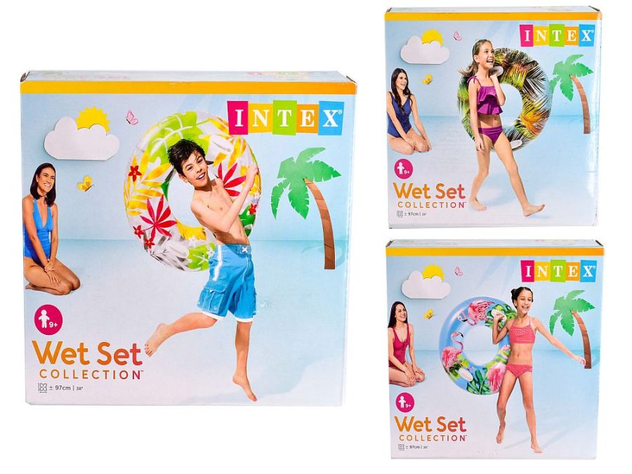 38" tropical tube with handles - 3asstd*