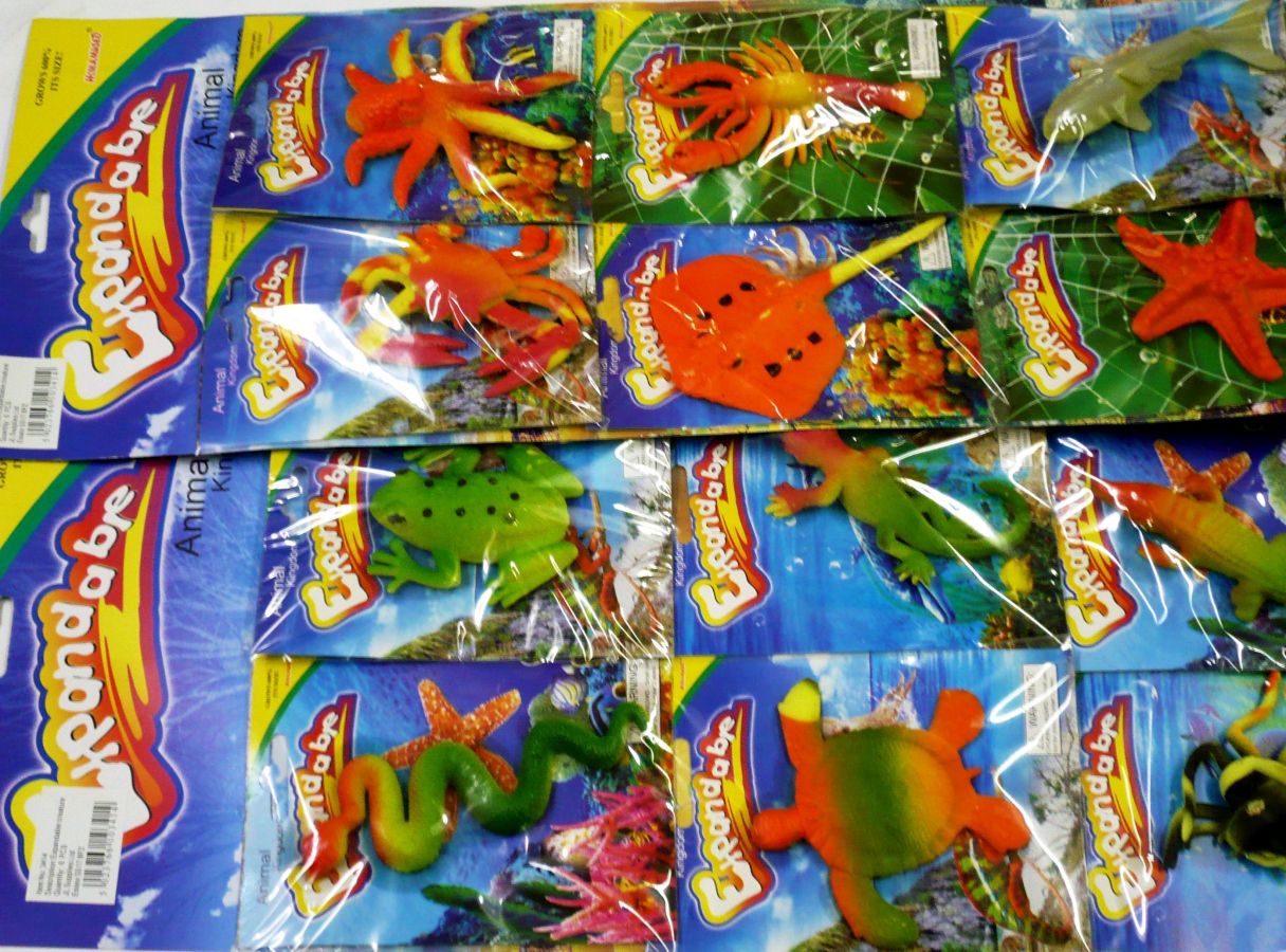 Pkt 6, expandable animals - 2asstd*