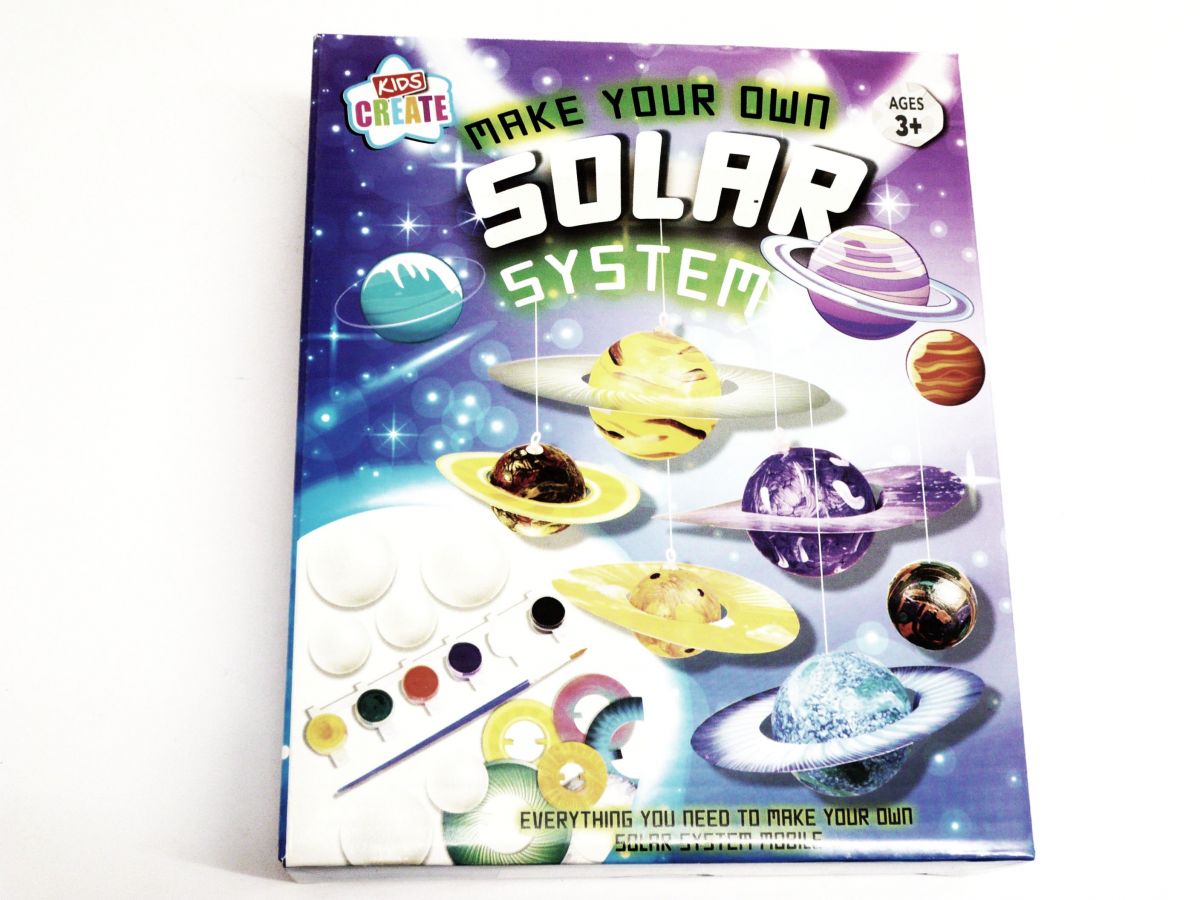 Make your own solar system mobile (3+)