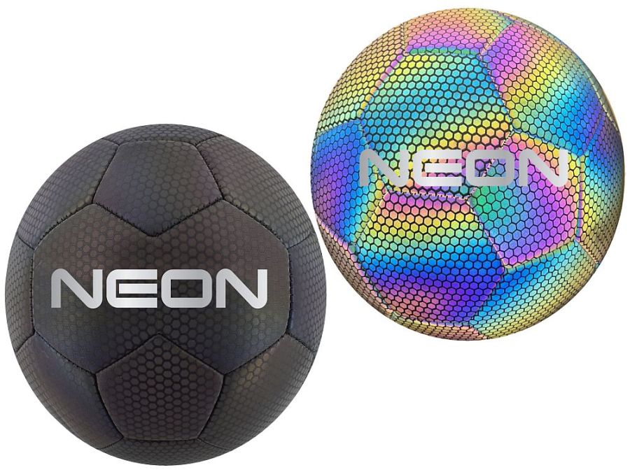 32 panel neon reflective football.
(DEFLATED)
