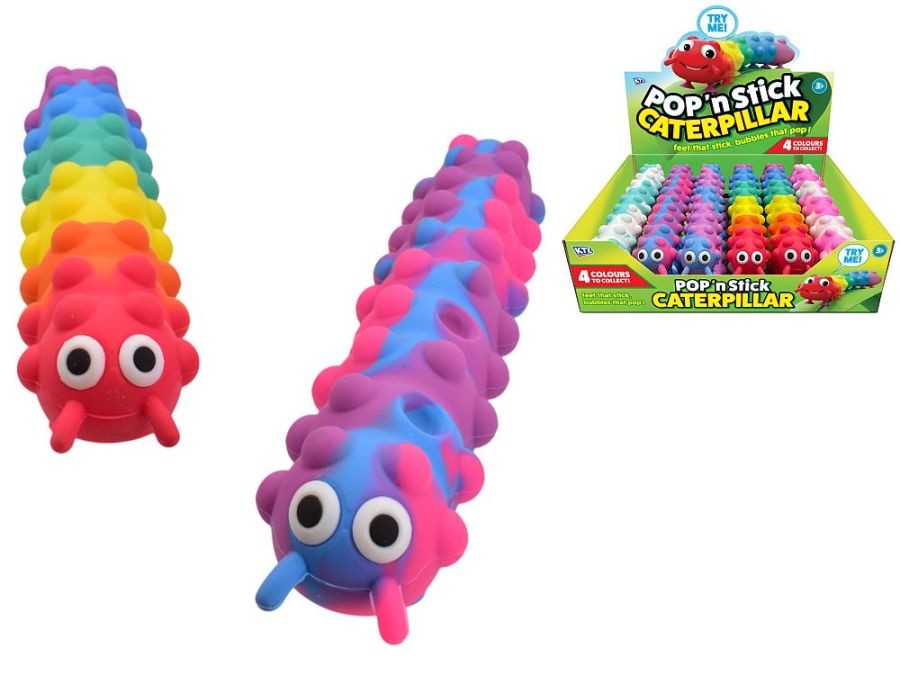 26cm pop suction caterpillar - 4/cols.
(ADD 12 FOR DISPLAY)