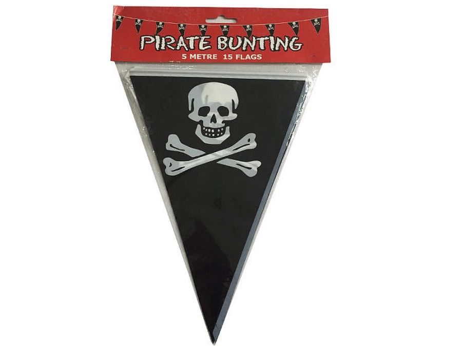 5m (15 flag) pirate bunting.