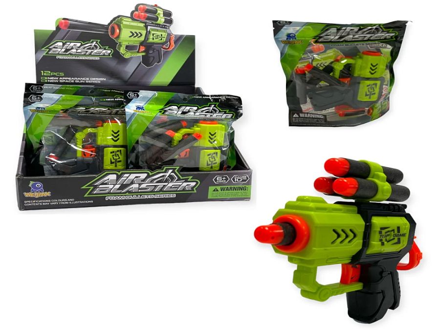 Air Blaster soft dart gun set*
(ADD 12 FOR DISPLAY) Air Blaster soft dart gun set*
(ADD 12 FOR DISPLAY)