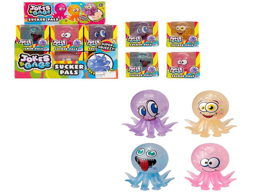Super squeezy sucker pals - 4asstd.
(ADD 12 FOR DISPLAY)