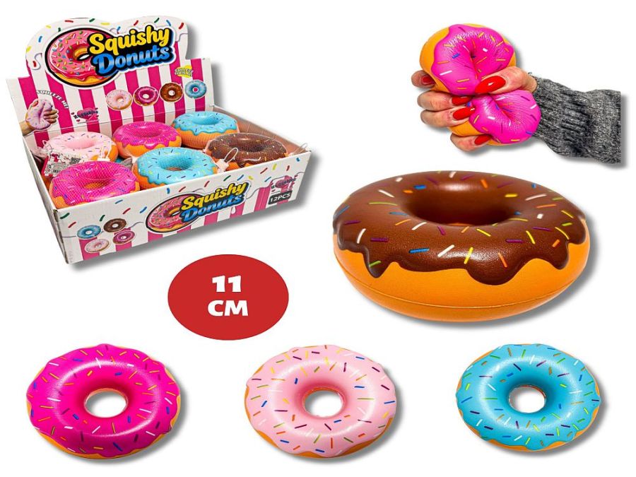 11cm squishy donuts - 4/cols*
(ADD 12 FOR DISPLAY) 11cm squishy donuts - 4/cols*
(ADD 12 FOR DISPLAY)