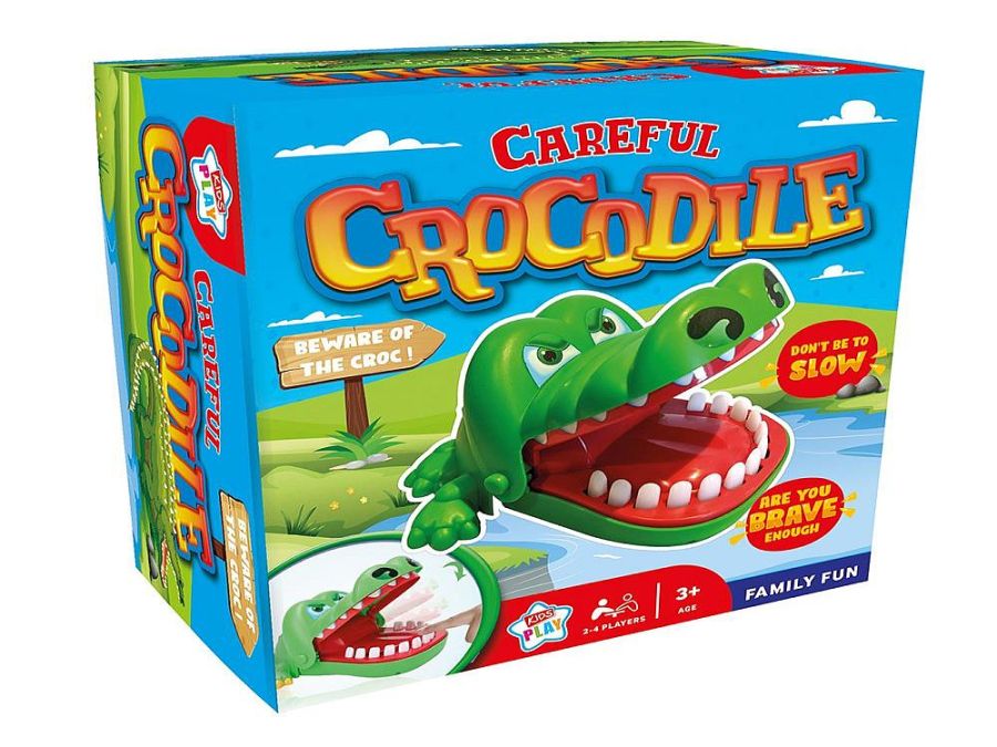 Cardful crocodile game.