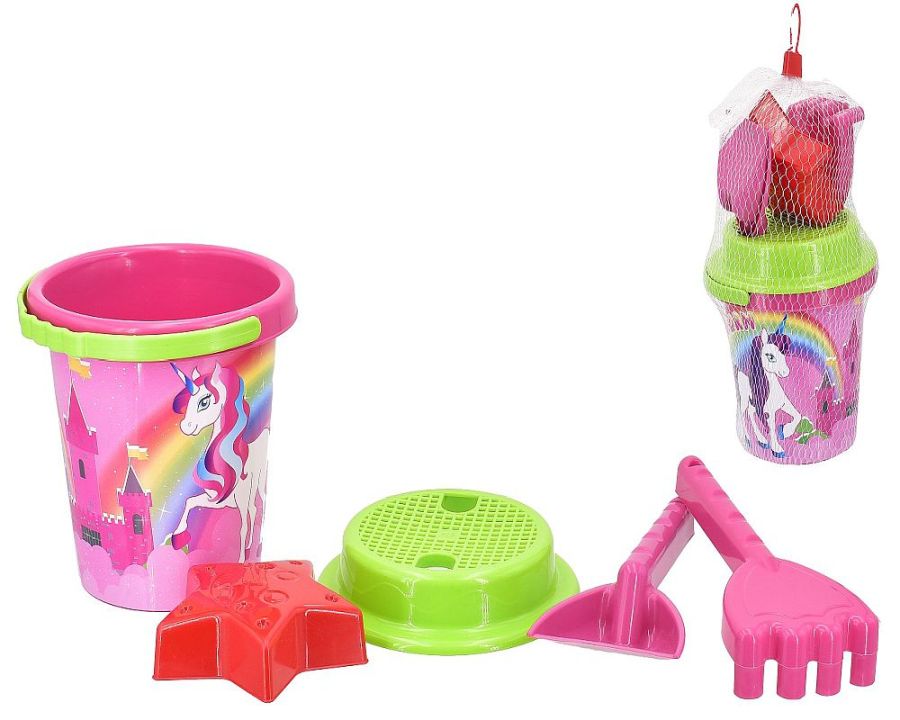 Small 5pc Unicorn beach bucket set*