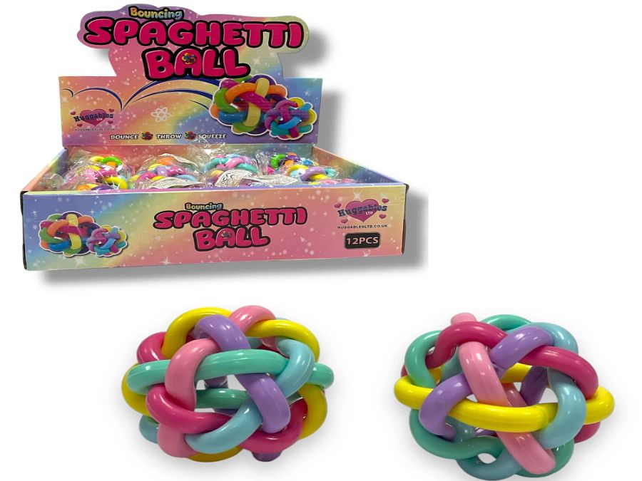Box 12, spaghetti bounce balls (6.5cm)* Box 12, spaghetti bounce balls (6.5cm)*