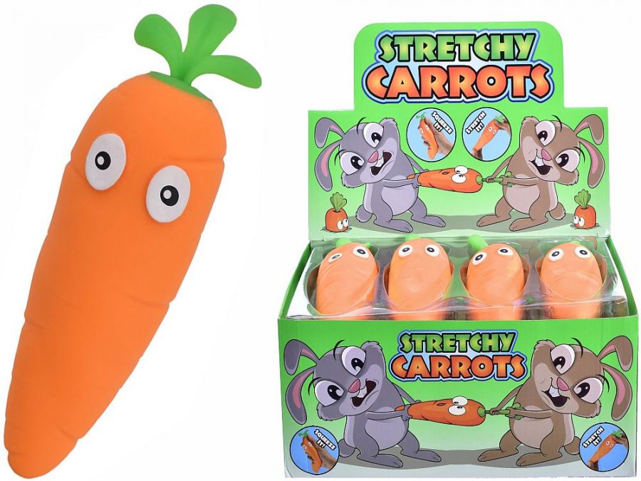 Squeeze & stretch crazy carrot (ADD 12 FOR DISPLAY)