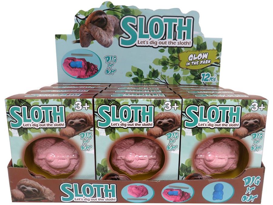 Glow in dark dig it our sloth*
(ADD 12 FOR DISPLAY)