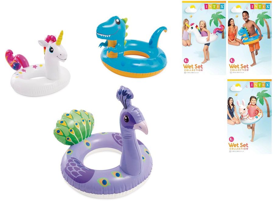 Animal swim ring - 3asstd.
(97x58cm)