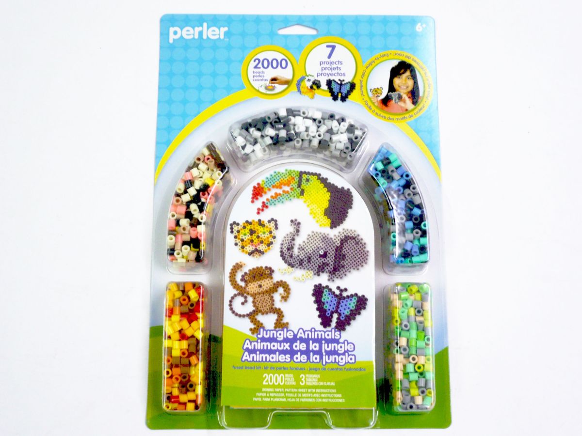 Jungle animal bead set.