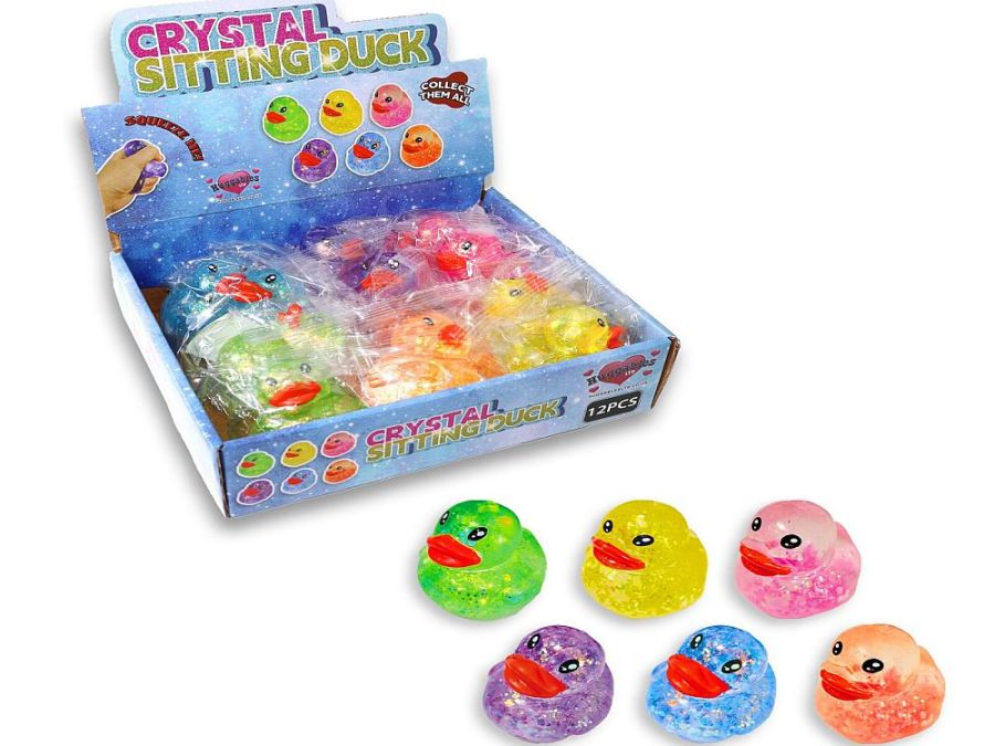 Box 12, 7cm crystal sitting ducks - 6/cols* Box 12, 7cm crystal sitting ducks - 6/cols*