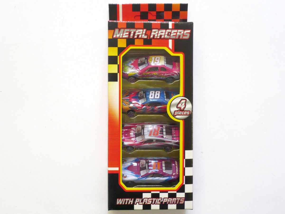 4pc metal racers set.