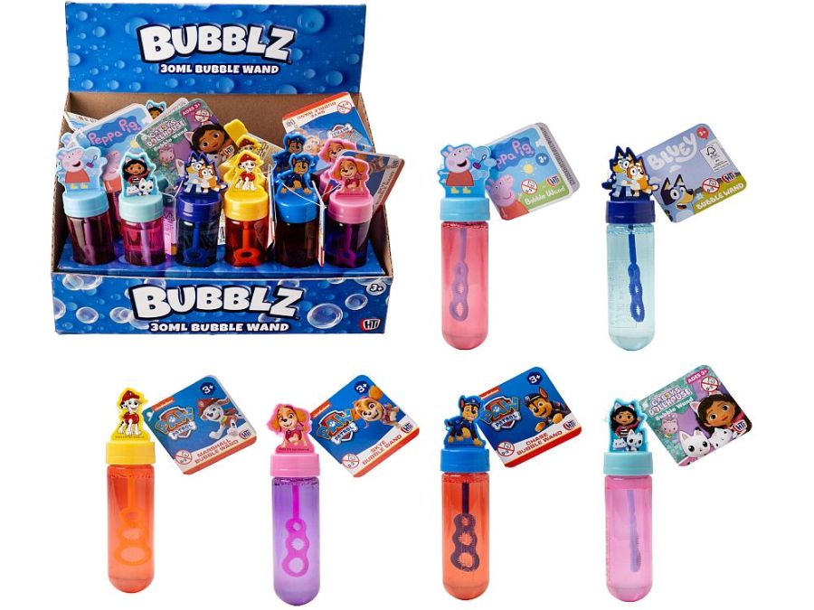 Box 24, 30ml Paw Patrol bubble wands - 6asstd*