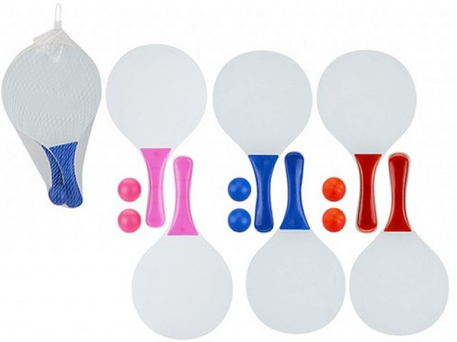 Wooden beach bat & ball set - 3asstd.  REDUCED
