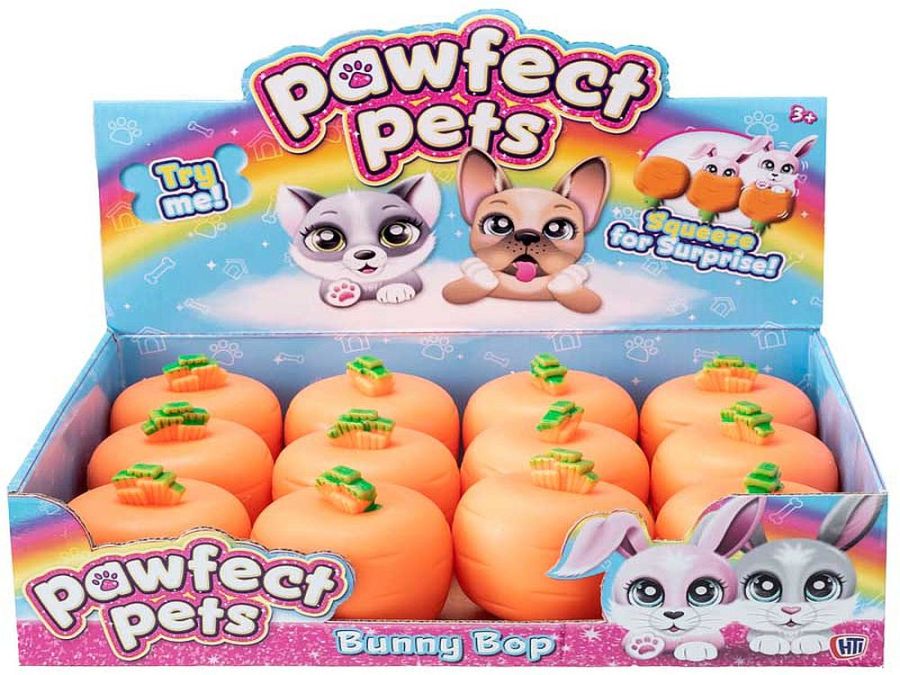 Squeeze bunny pop.
(ADD 12 FOR DISPLAY)