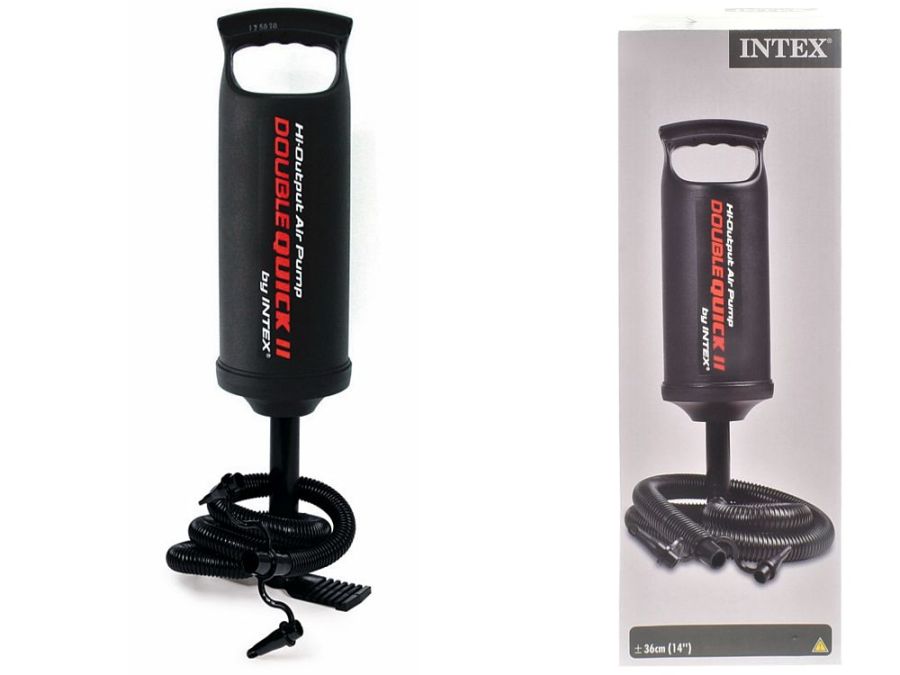 12" Max. power inflating pump.