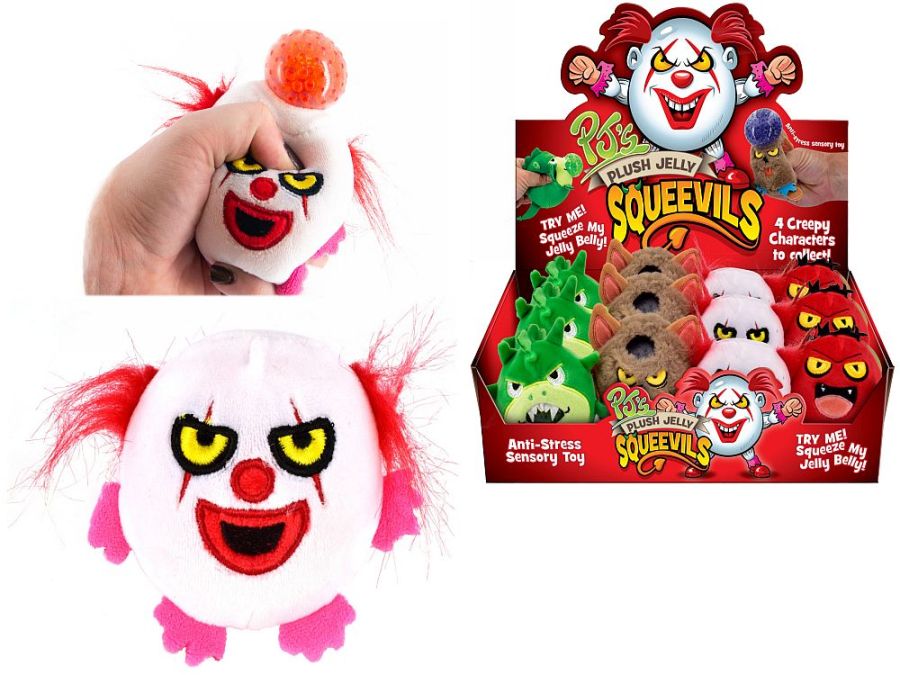 Plush evil jelly squeezers - 4asstd.
(ADD 12 FOR DISPLAY)