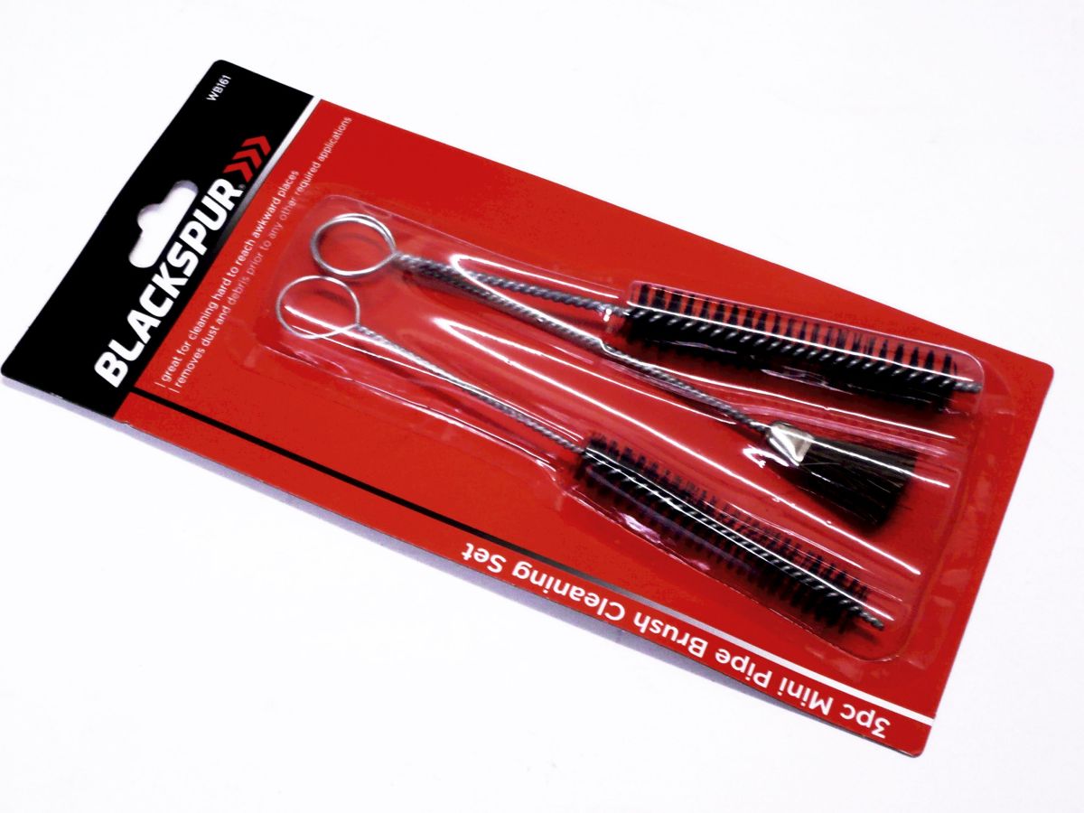 3pc mini pipe cleaning brush set*