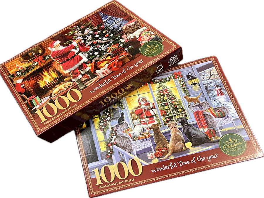 1000pc Christmas jigsaw - 2asstd.
