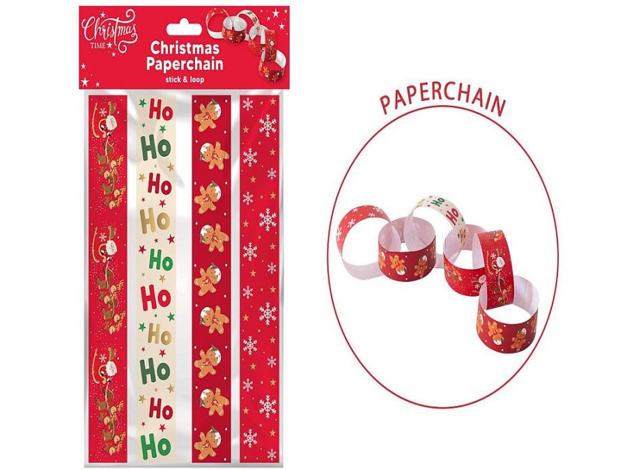 Pack 40, Christmas paper chains. Pack 40, Christmas paper chains.