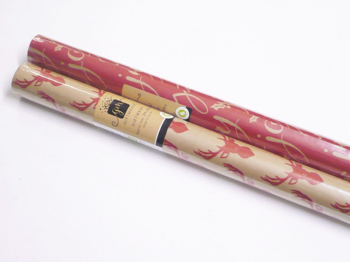 2m stags / joy gift wrap - 2asstd*