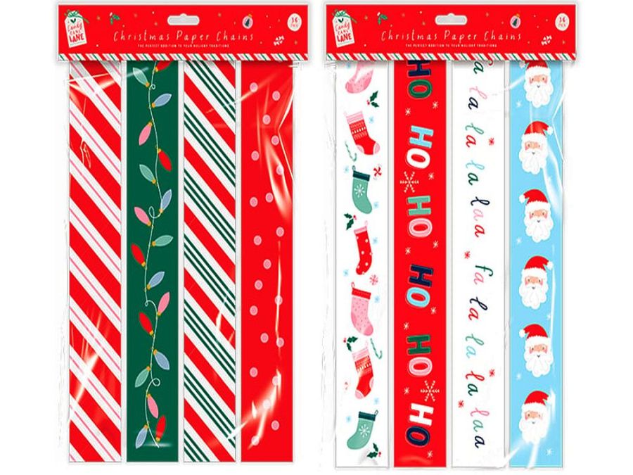 Pack 36, Christmas paper chains - 2asstd. Pack 36, Christmas paper chains - 2asstd.