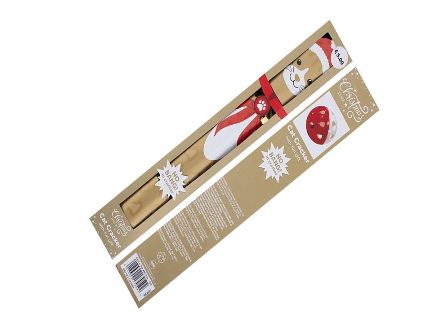 14" pet cat gold cracker*