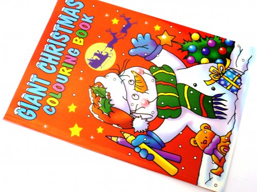 Giant christmas colouring book.