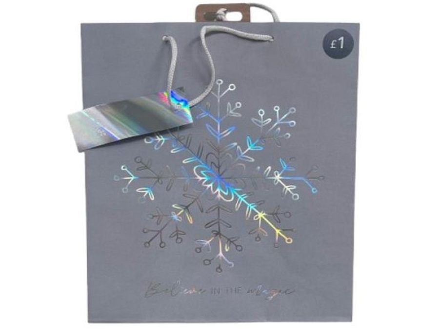 Snowflake gift bag LARGE
(32x27x13cm)