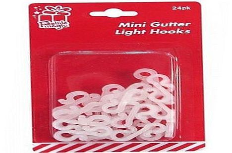Pack 24, mini gutter hooks.